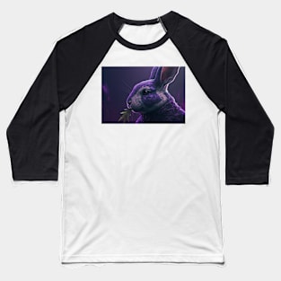 Purple rabbit Baseball T-Shirt